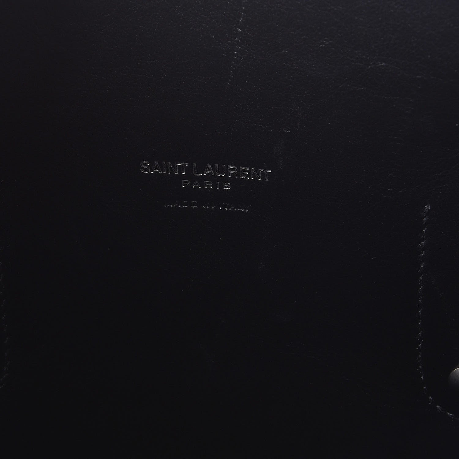 Saint Laurent Calfskin Skeleton Print Large Sac De Jour Black 7 of 8