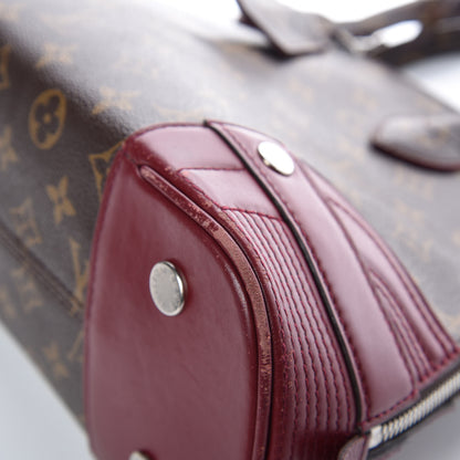 Louis Vuitton Monogram Shine Alma PM Bordeaux 10 of 18