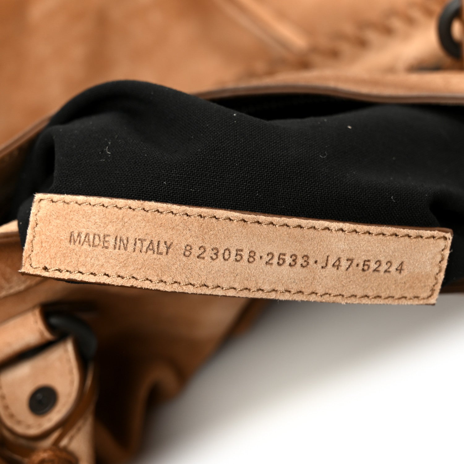 Balenciaga Waxed Suede Calfskin Classic Hardware Medium Le City Camel 7 of 10