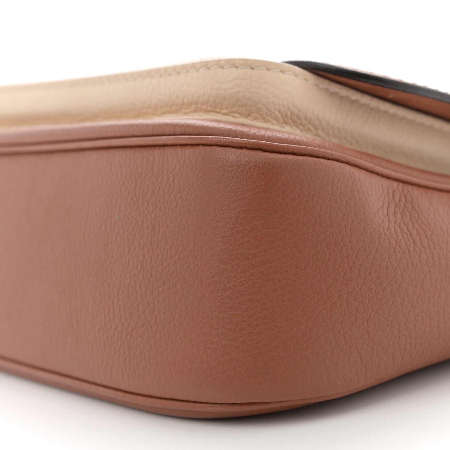 Louis Vuitton Grained Calfskin Lockme Tender Chataigne Brown 9 of 10