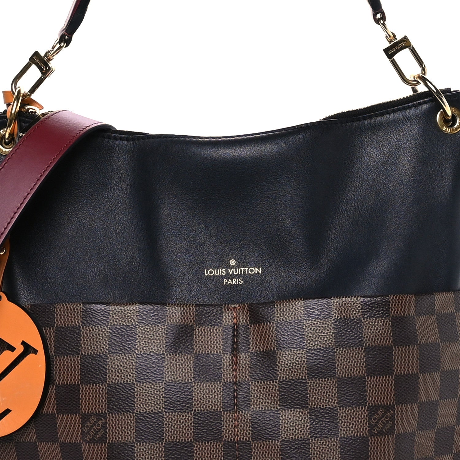 Louis Vuitton Damier Ebene Calfskin Maida Black 8 of 11