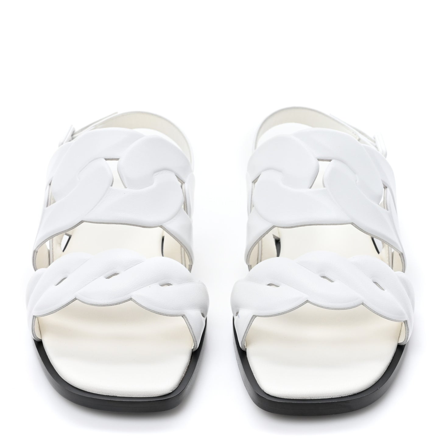 Nappa Womens Grace Sandals 36.5 White