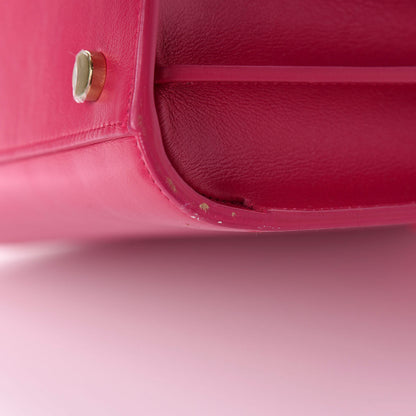 Saint Laurent Calfskin Small Sac De Jour Lipstick Fuchsia 10 of 11
