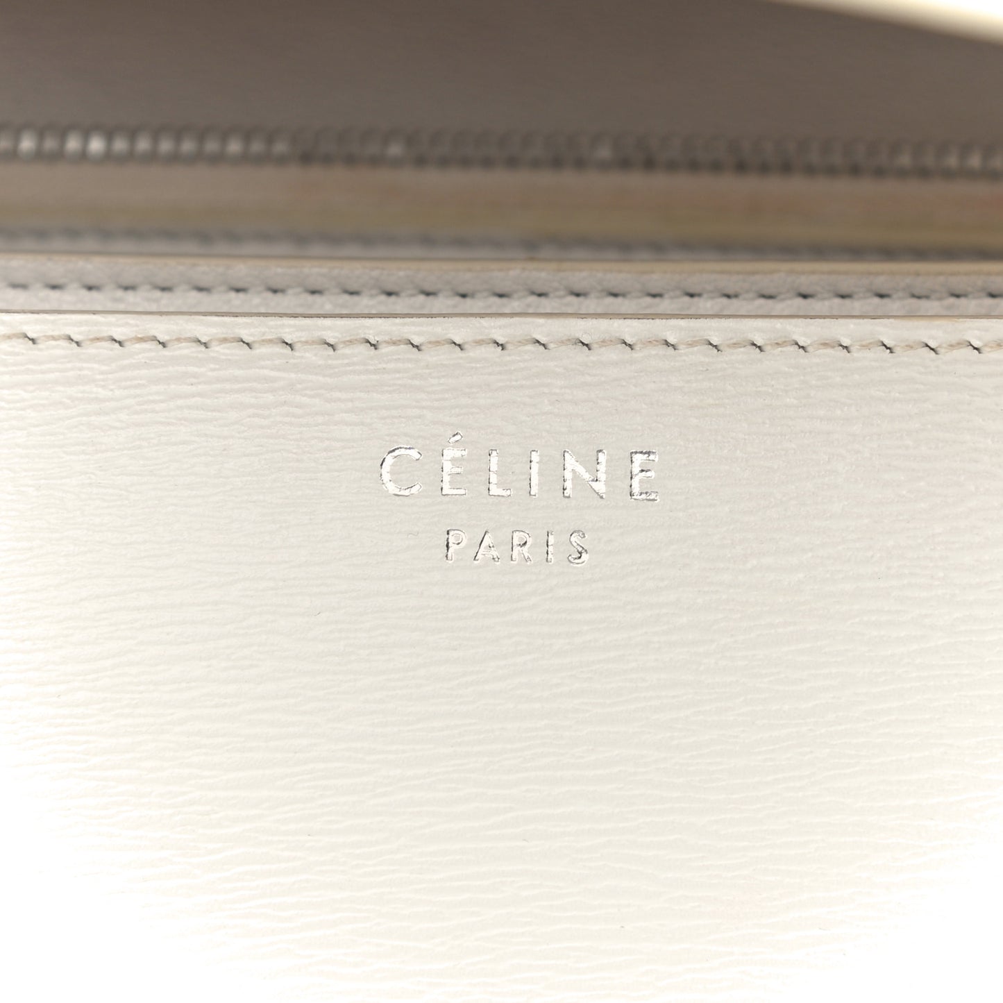 Liege Calfskin Medium Classic Box Flap Bag White