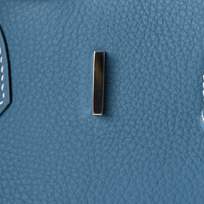 Hermes Togo Birkin 35 Blue Jean 32 of 36