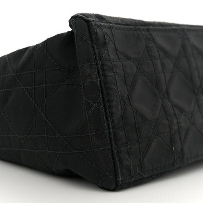 Christian Dior Nylon Cannage Medium Lady Dior Black 9 of 12