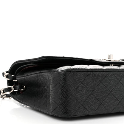 Chanel Caviar Quilted Medium Double Flap Black 9 of 10
