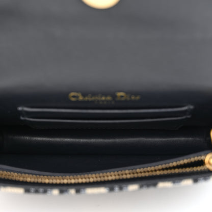 Christian Dior Oblique Saddle Belt Bag Blue 5 of 11