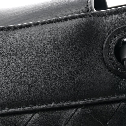 Bottega Veneta Calfskin Intrecciato Medium Andiamo Messenger Bag Black 11 of 11