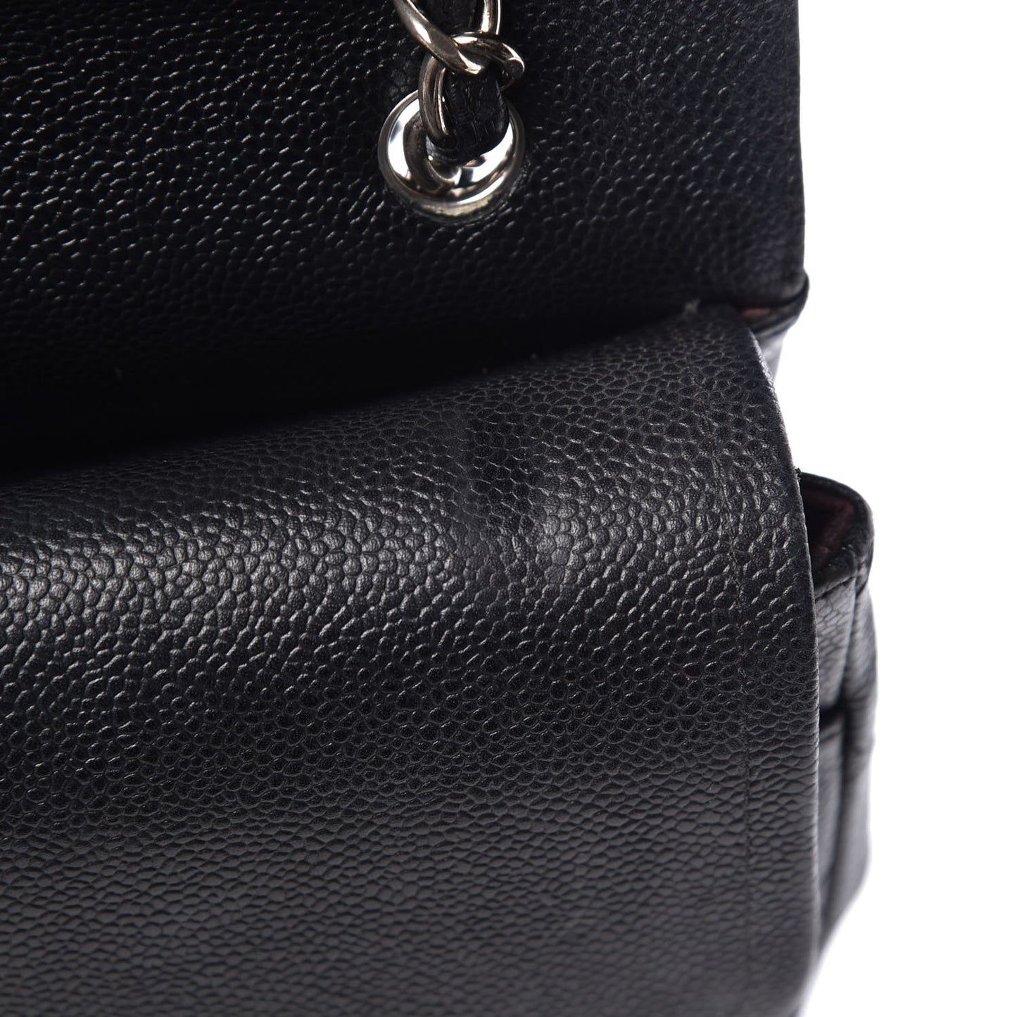 Caviar Quilted Maxi Double Flap Black