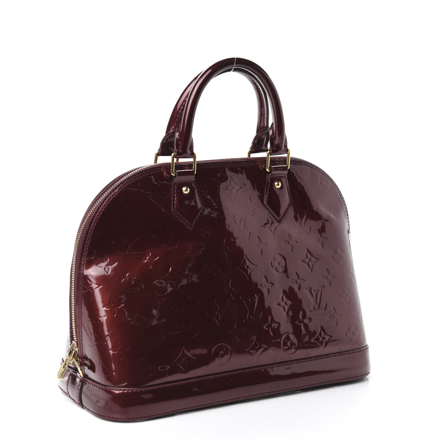 Louis Vuitton Vernis Alma PM Rouge Fauviste 4 of 12