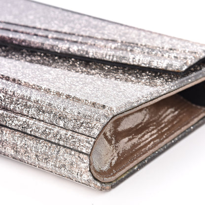 Jimmy Choo Acrylic Degrade Glitter Candy Clutch Black Silver 8 of 9