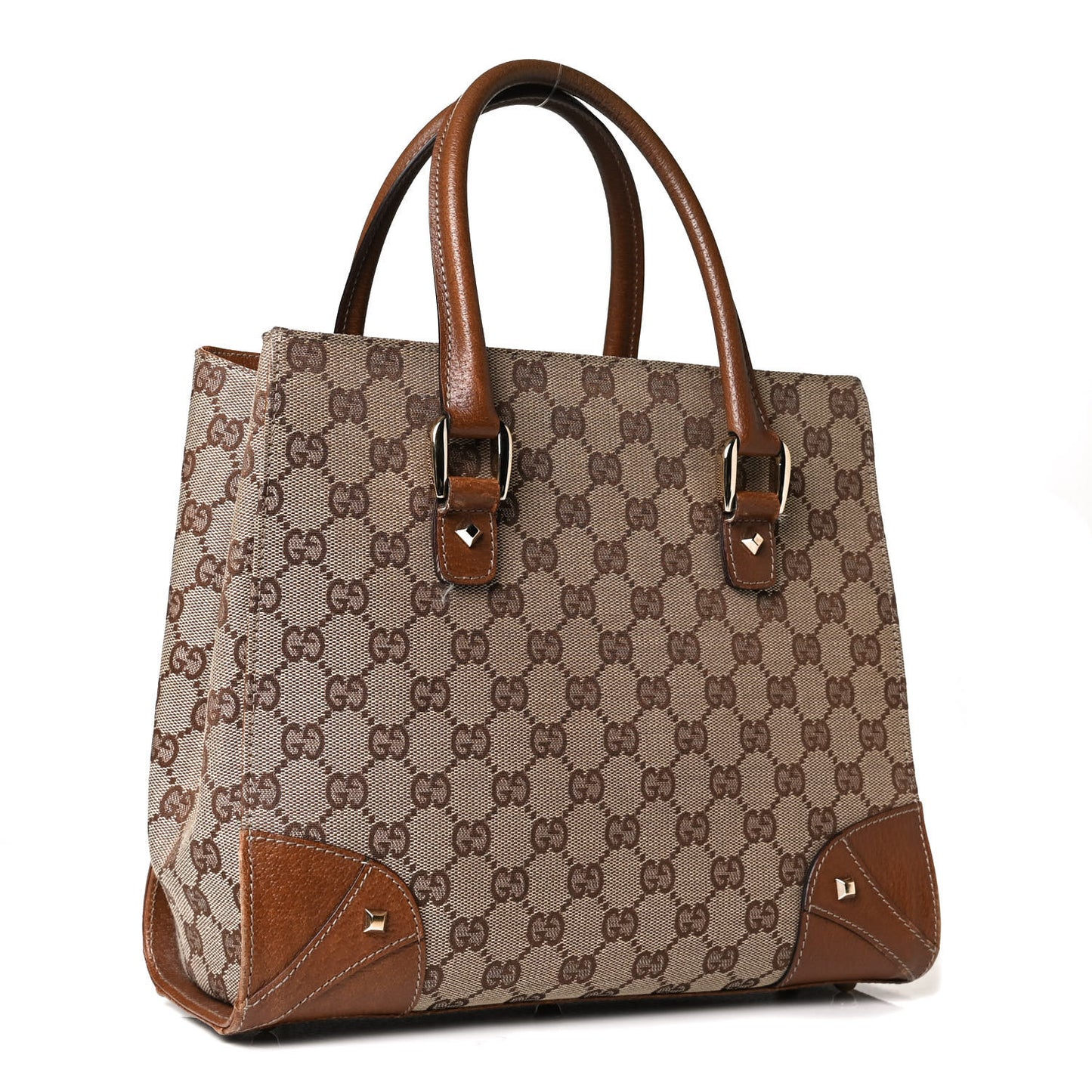 GG Monogram Tote Brown
