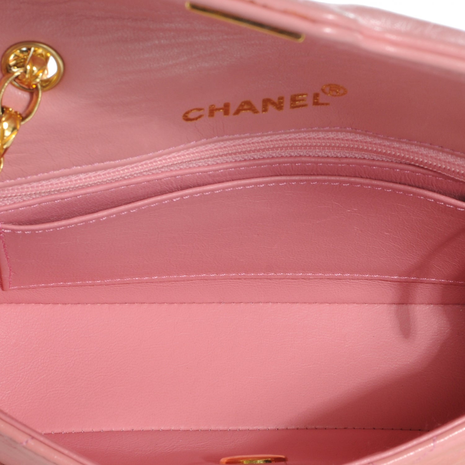 Chanel Lambskin Mini Flap Pink 7 of 9