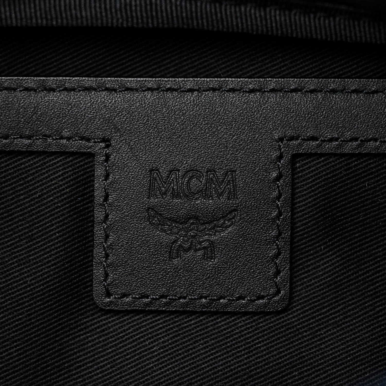 MCM Visetos Medium Belt Bag Phantom Grey 6 of 9