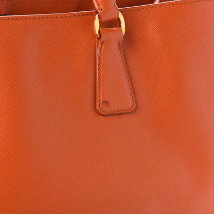 Prada Saffiano Lux Large Tote Papaya 10 of 10