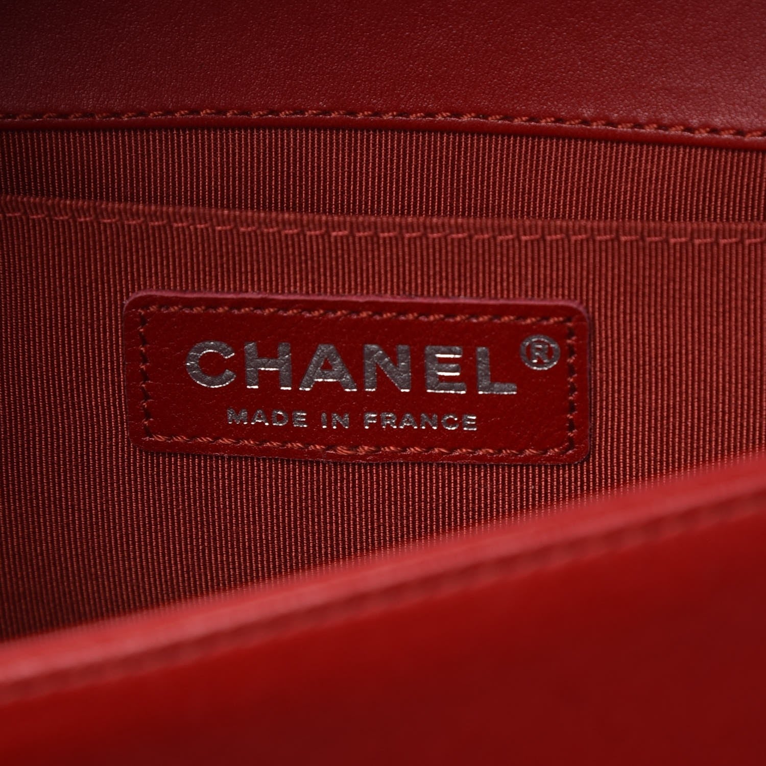 Chanel Lambskin Medium Boy Flap Red 6 of 12