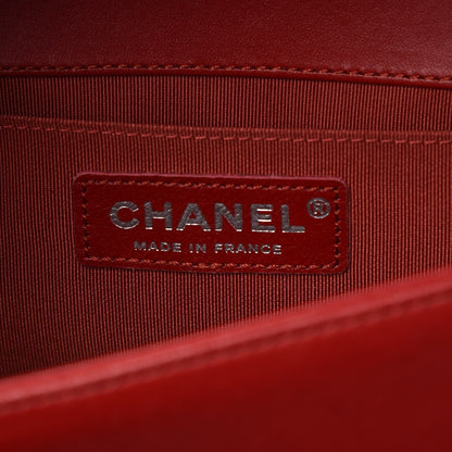 Chanel Lambskin Medium Boy Flap Red 6 of 12