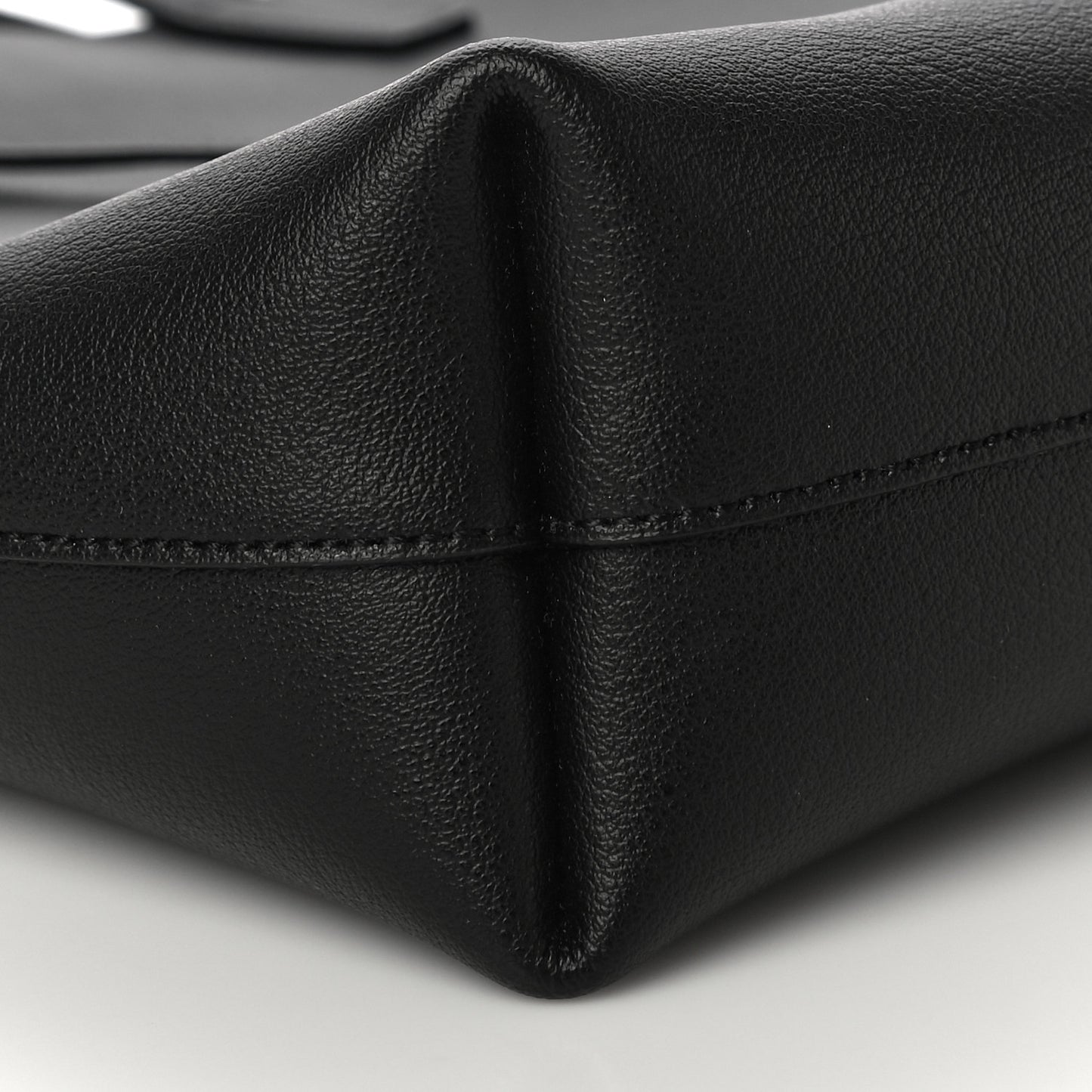 Calfskin Toy Shopping Tote Black