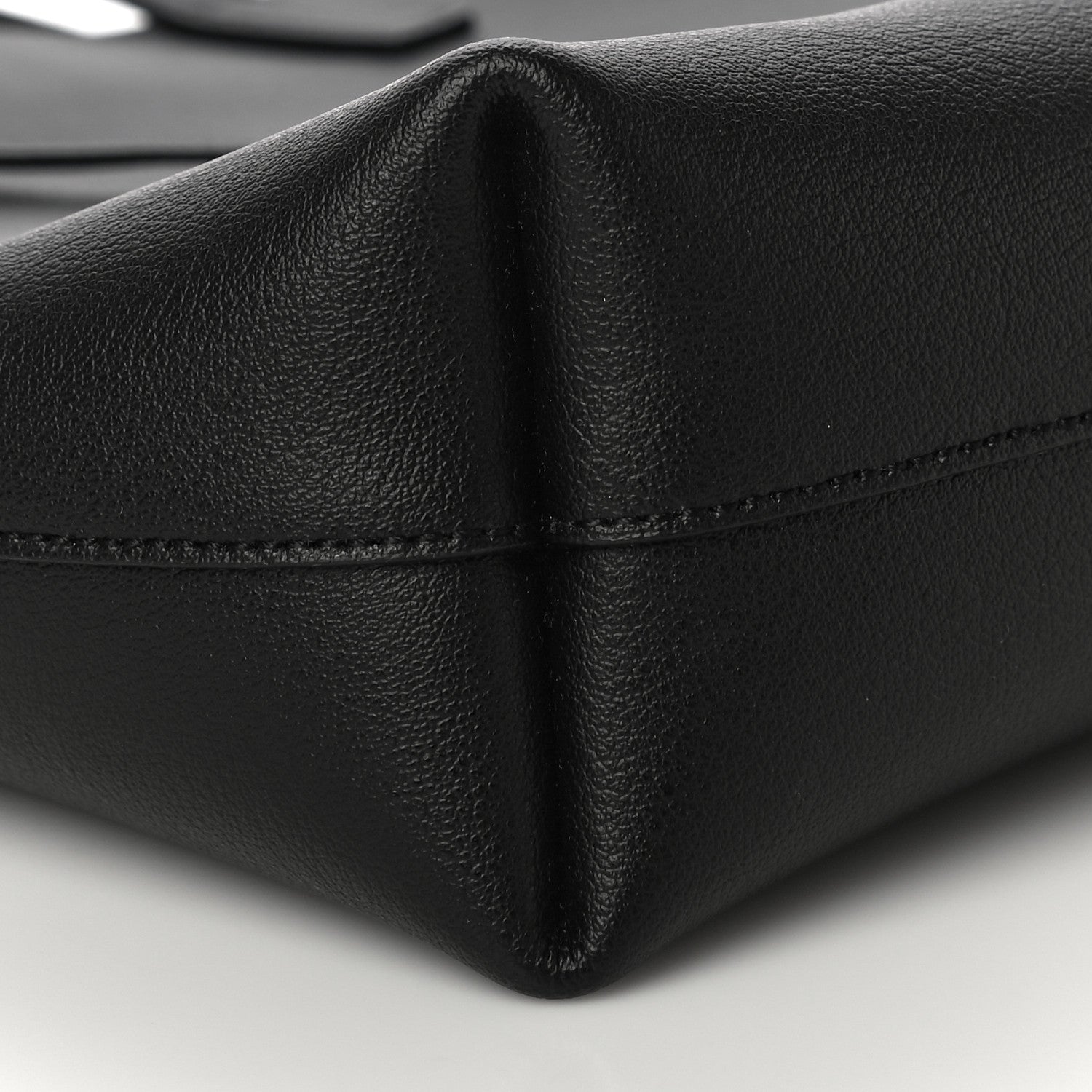 Saint Laurent Calfskin Toy Shopping Tote Black 9 of 12