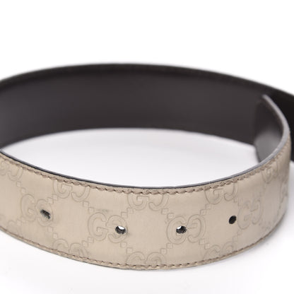 Gucci Guccissima Interlocking G 40mm Belt 85 34 Off White 4 of 7