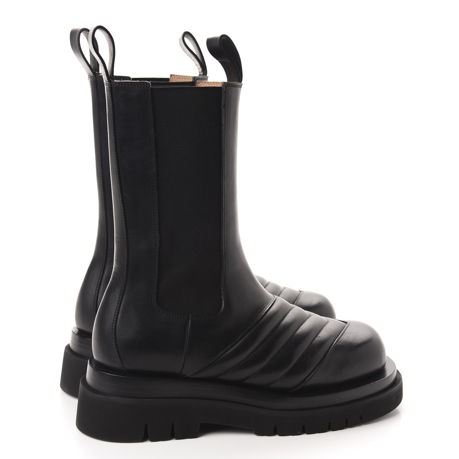 Bottega Veneta Calfskin Chelsea Boots 39 Black 4 of 10