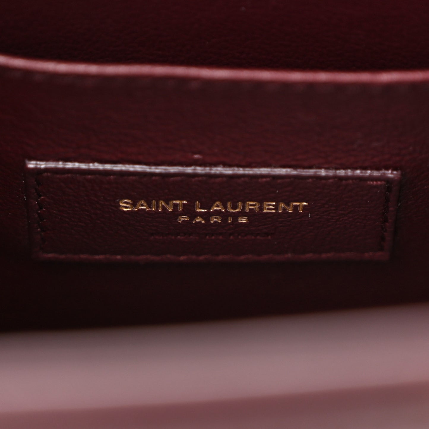 Patent Nano Sac de Jour Dark Red Wine