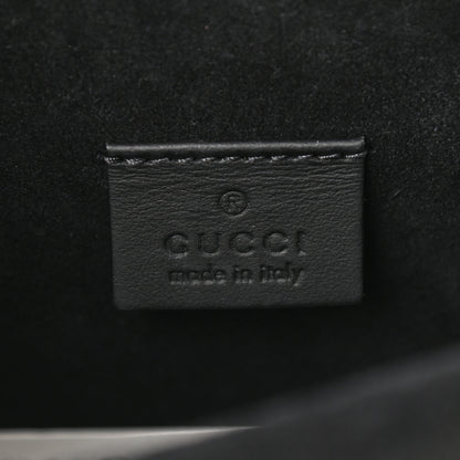 Gucci GG Supreme Monogram Suede Crystal Small Dionysus Shoulder Bag Beige Ebony Black 6 of 9