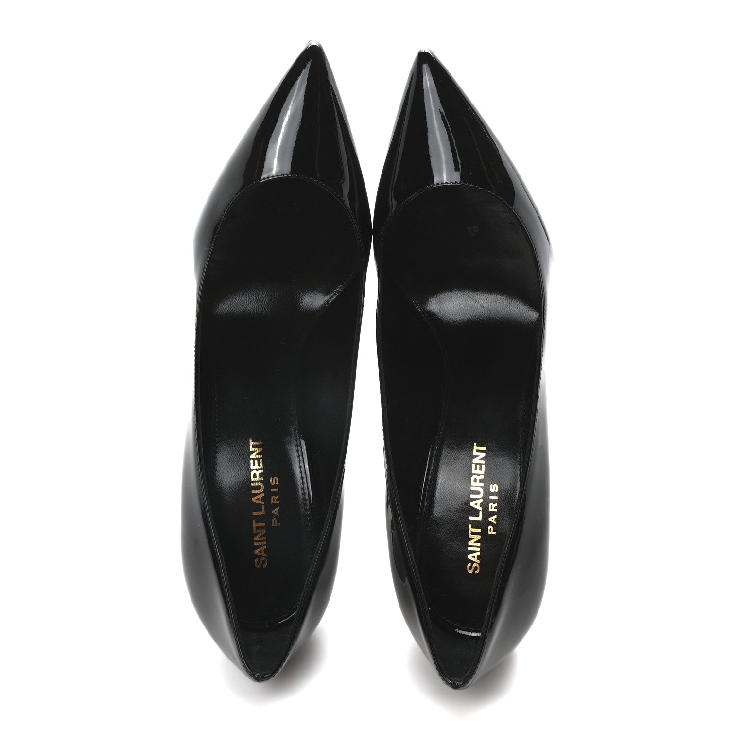 Saint Laurent Patent Opyum 85 Pumps 38 Black 2 of 8
