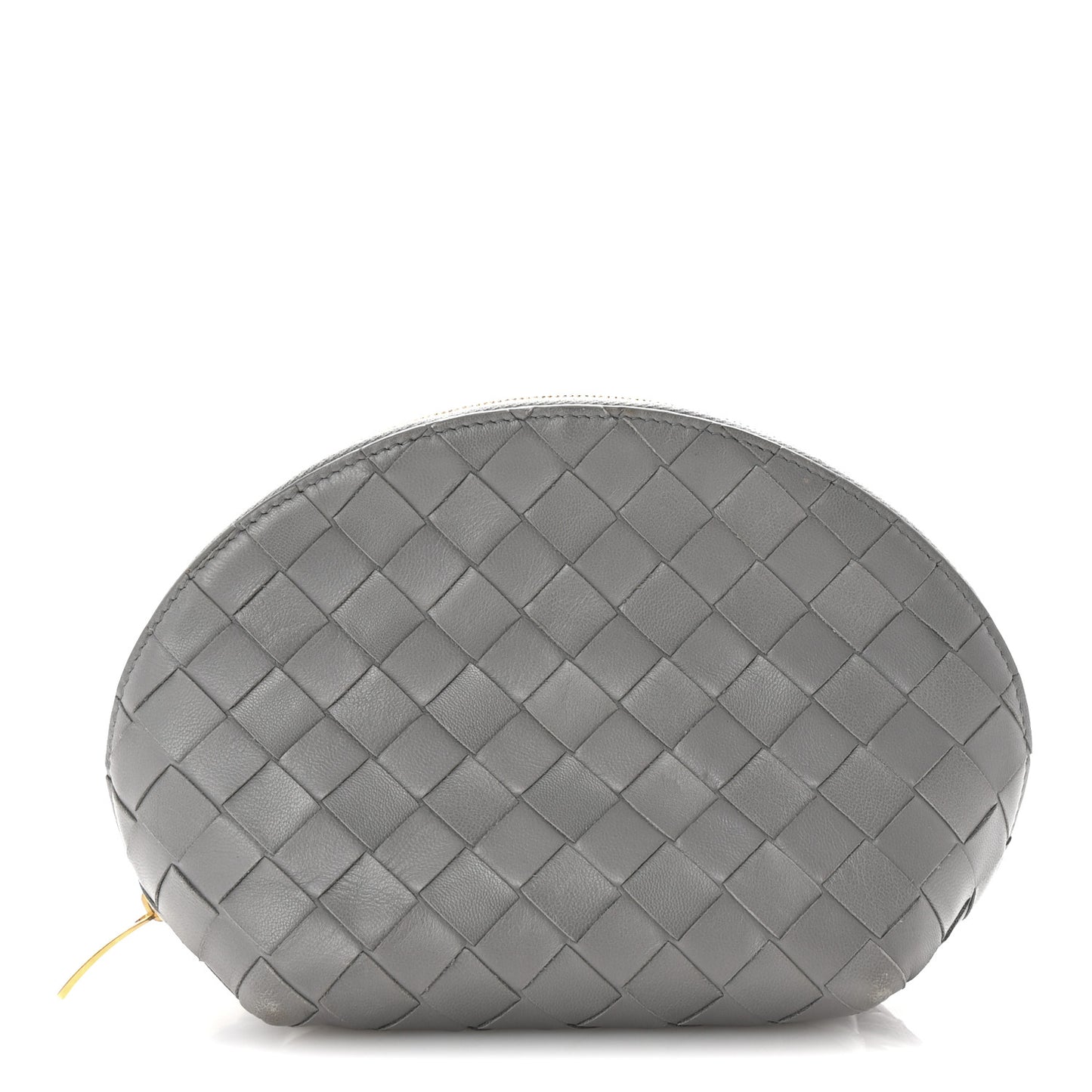 Nappa Intrecciato Cosmetic Case Concrete