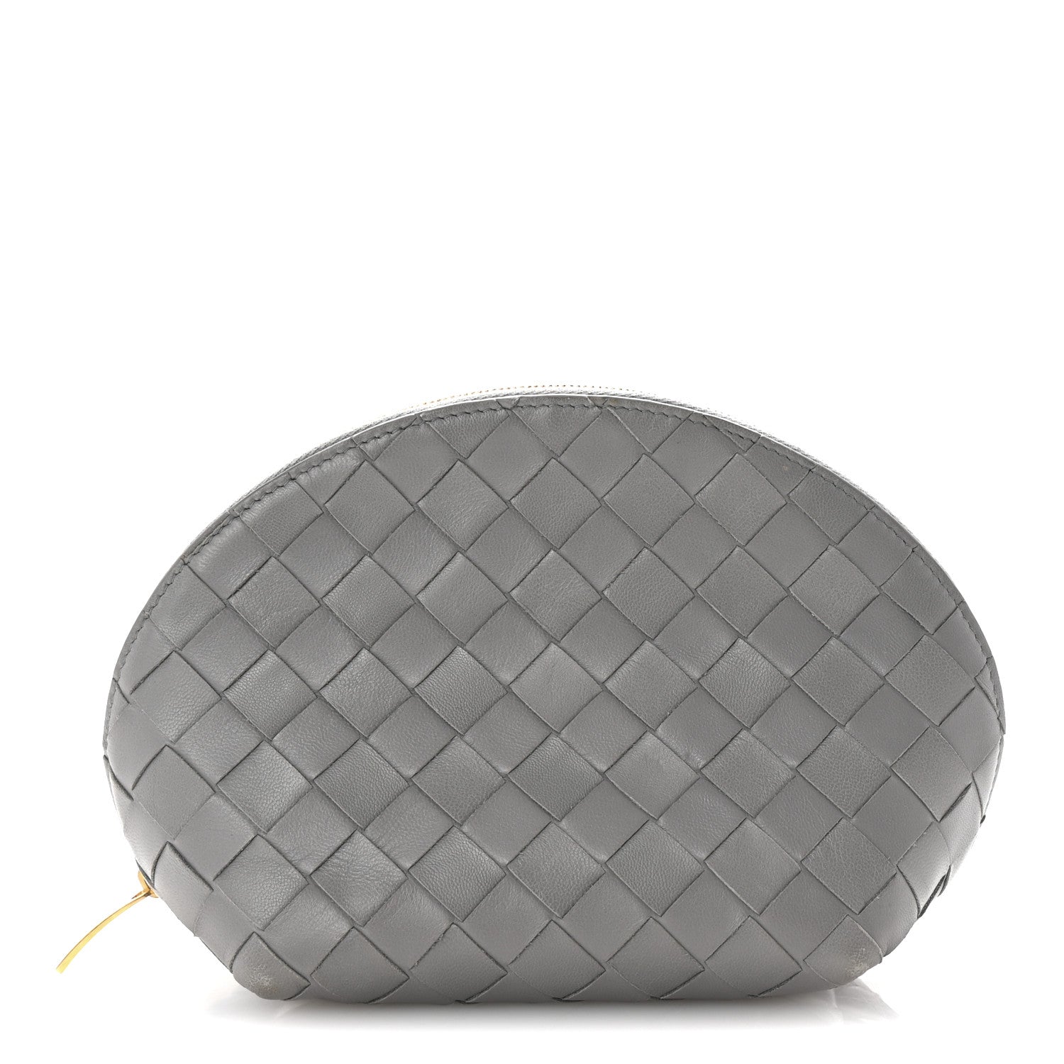 Bottega Veneta Nappa Intrecciato Cosmetic Case Concrete 1 of 7