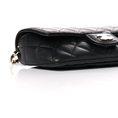 Chanel Caviar Quilted Glasses Case With Chain Black 9 of 11