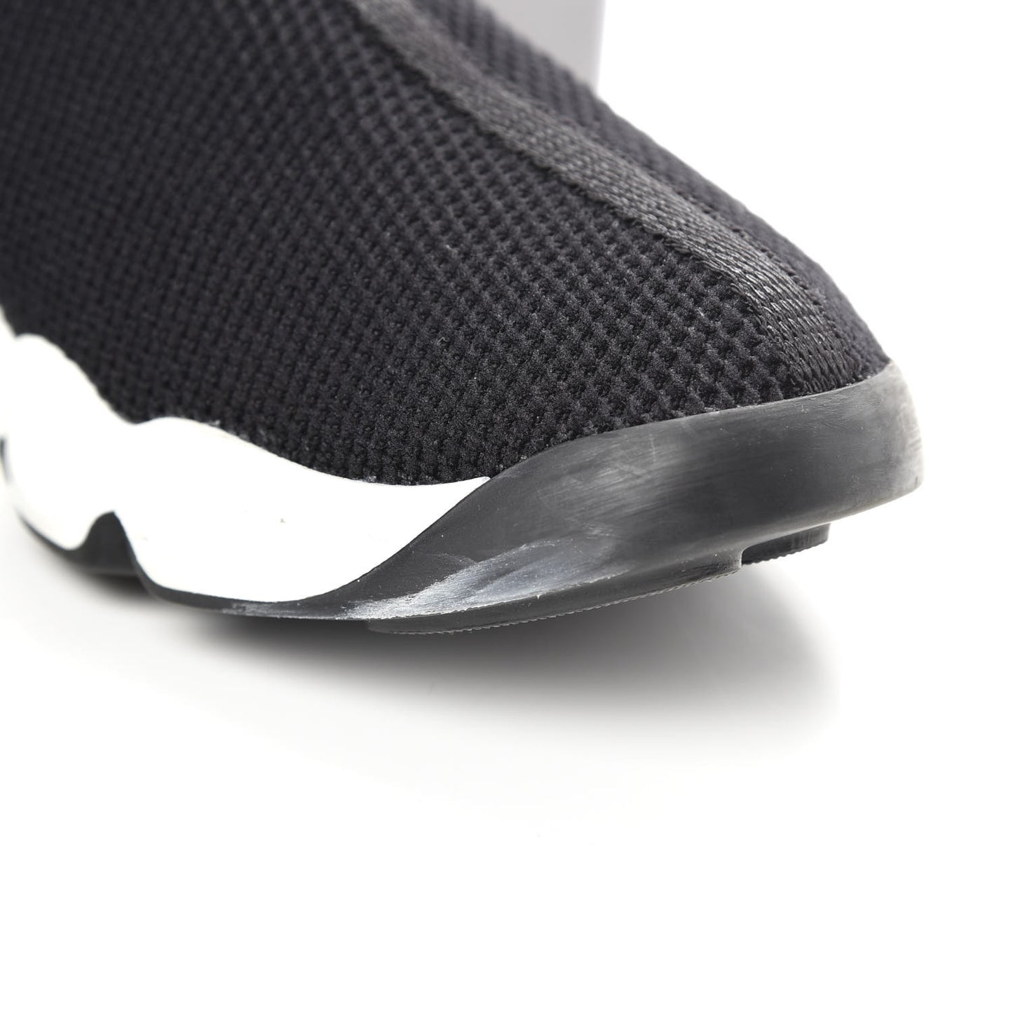 Technical Canvas Fusion High Top Sneakers 36.5 Black