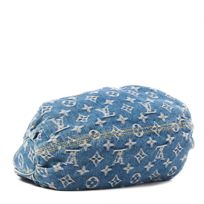 Louis Vuitton Monogram Denim Pleaty Blue 3 of 8