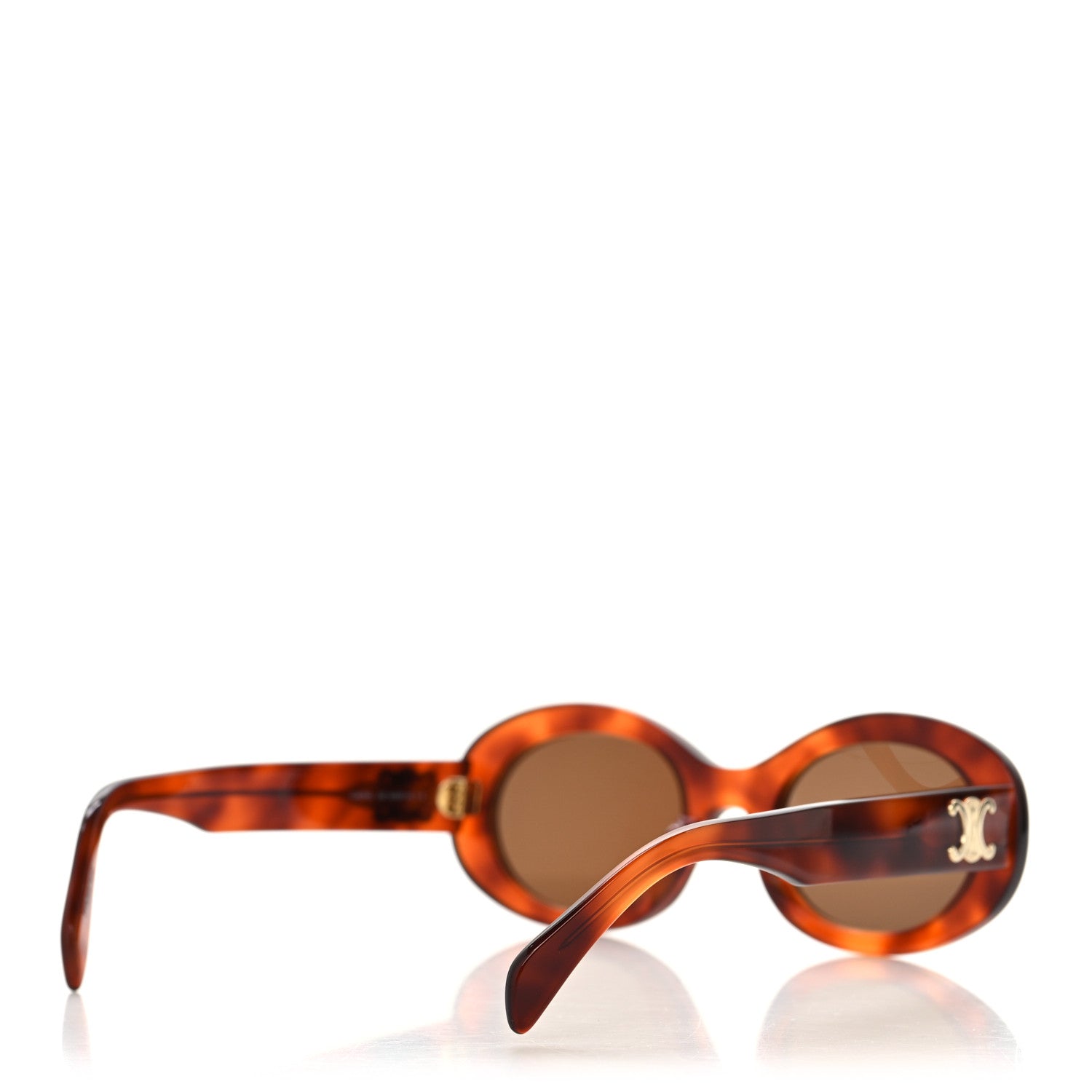 Celine Acetate Triomphe 01 Sunglasses CL 40194U Tortoise 4 of 7