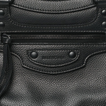 Balenciaga Grained Calfskin Neo Classic Black Hardware S City Black 8 of 12