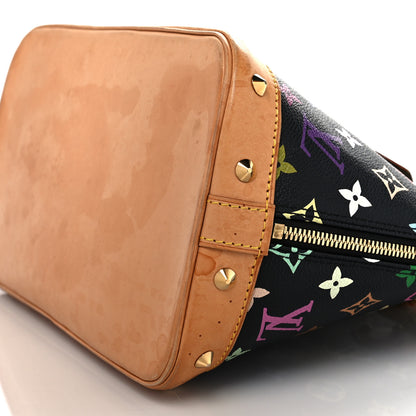 Louis Vuitton Monogram Multicolor Alma Black 10 of 15