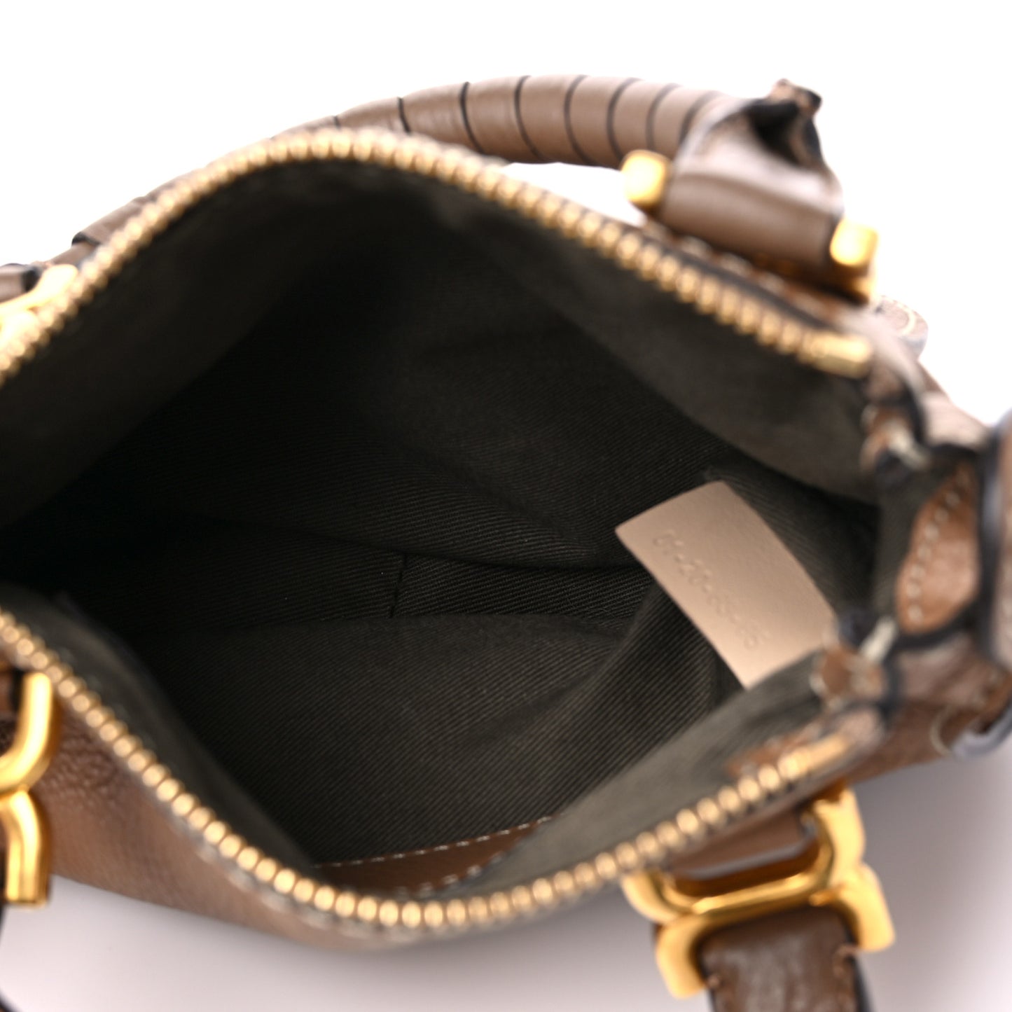 Calfskin Mini Marcie Satchel Nut