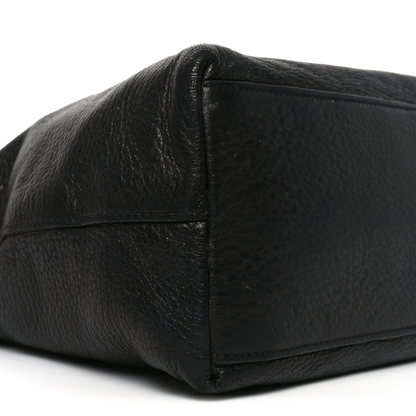 Vitello Daino Tote Black