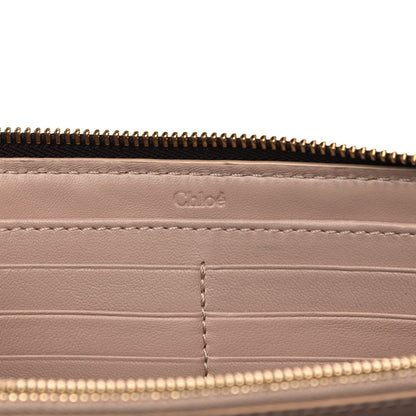 Chloe Calfskin Marcie Long Zip Around Wallet Black Raisin 6 of 15