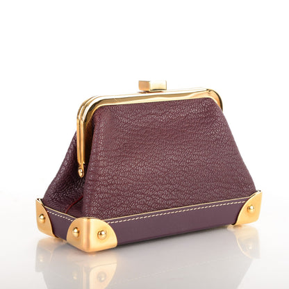 Louis Vuitton Suhali Porte-Monnaie Coin Purse Prune 3 of 6
