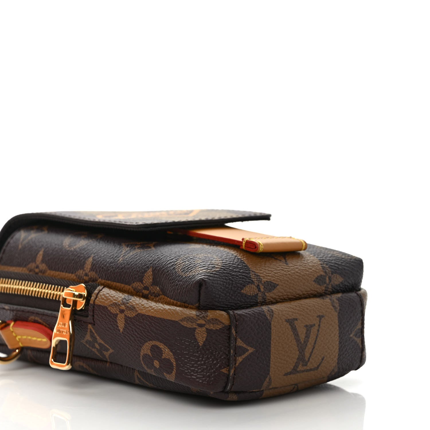 Louis Vuitton X NIGO Reverse Monogram Flat Double Phone Pouch 6 of 7
