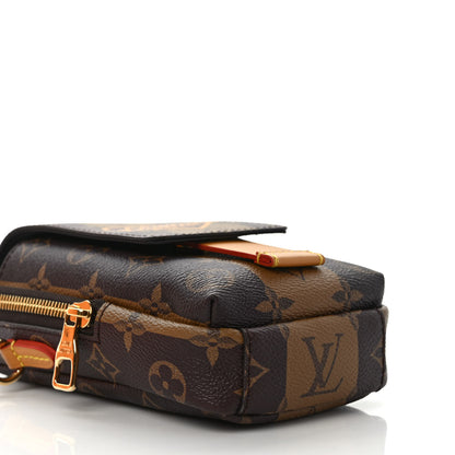 Louis Vuitton X NIGO Reverse Monogram Flat Double Phone Pouch 6 of 7