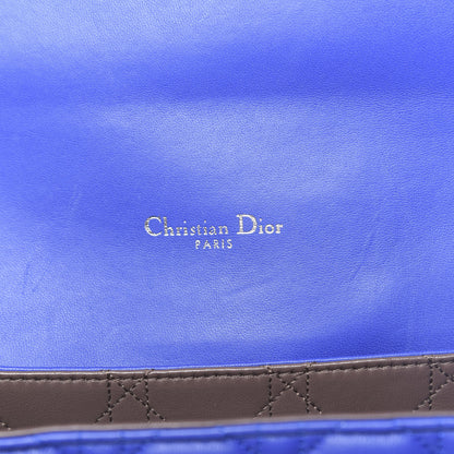 Christian Dior Lambskin Cannage Medium Miss Dior Flap Blue 6 of 13