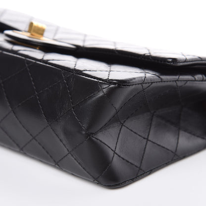 Chanel Aged Calfskin Quilted 2.55 Reissue 225 Flap Black 9 of 9