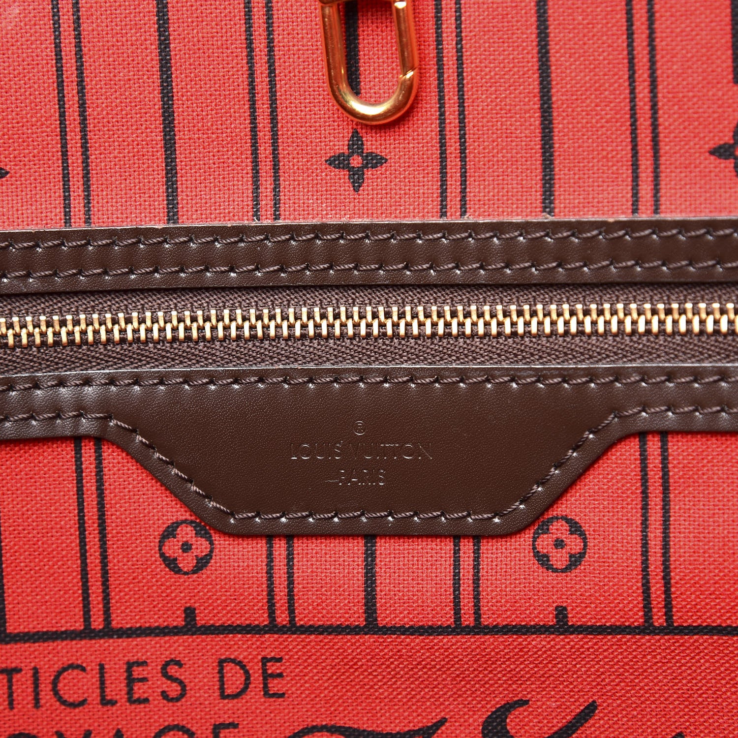 Louis Vuitton Damier Ebene Neverfull MM 5 of 12