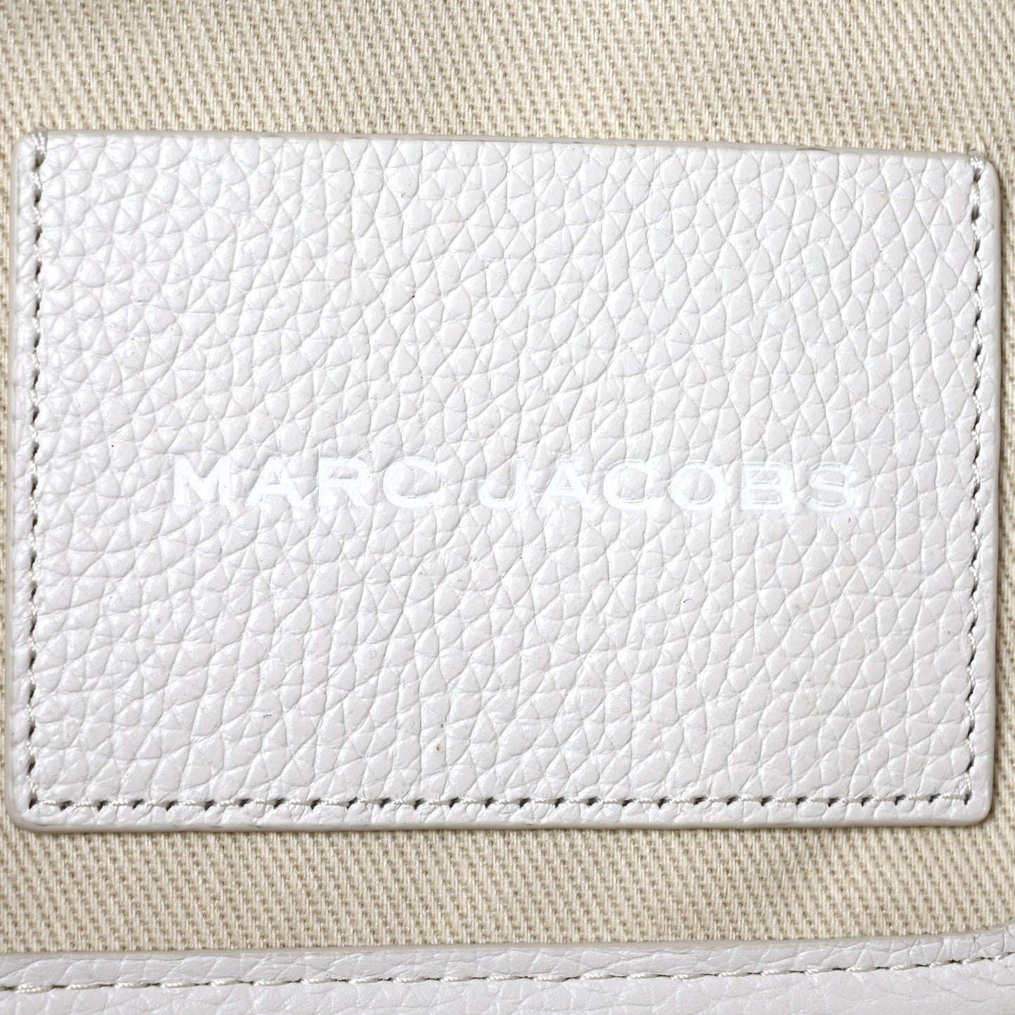 Grained Calfskin Large The Tote Bag Cotton