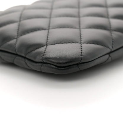 Chanel Lambskin Quilted Crossbody Bag Black 10 of 10