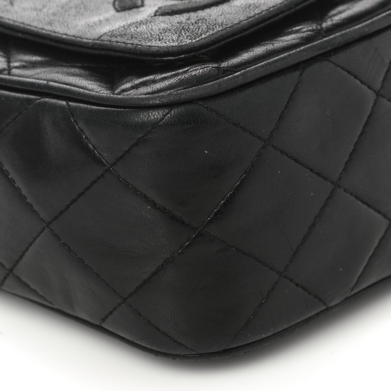 Chanel Lambskin Quilted Tassel Camera Case Black 10 of 17