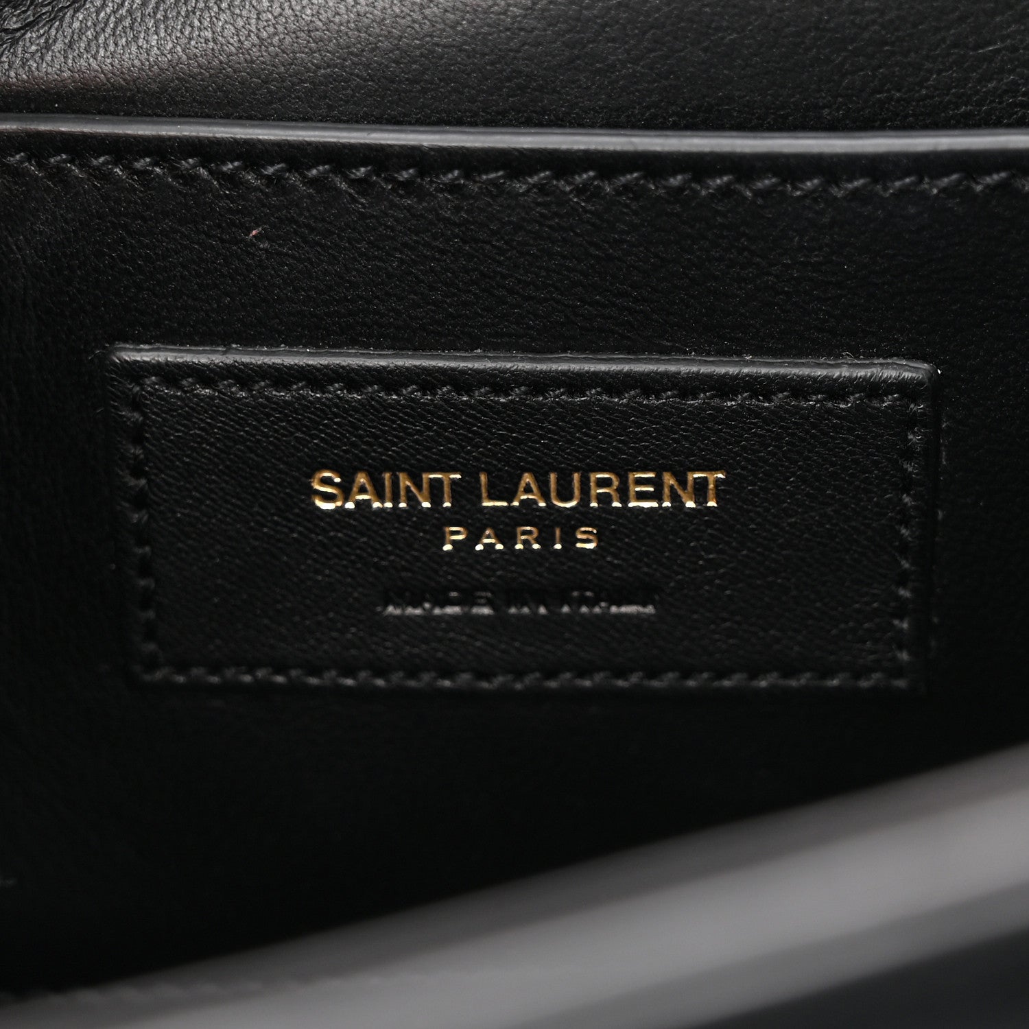 Saint Laurent Suede Medium Classic Monogram Kate Tassel Satchel Black 6 of 12